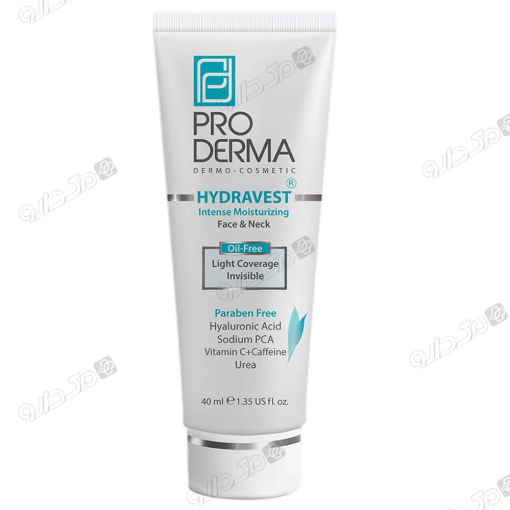 کرم مرطوب کننده فاقد چربی بدون رنگ پرودرما